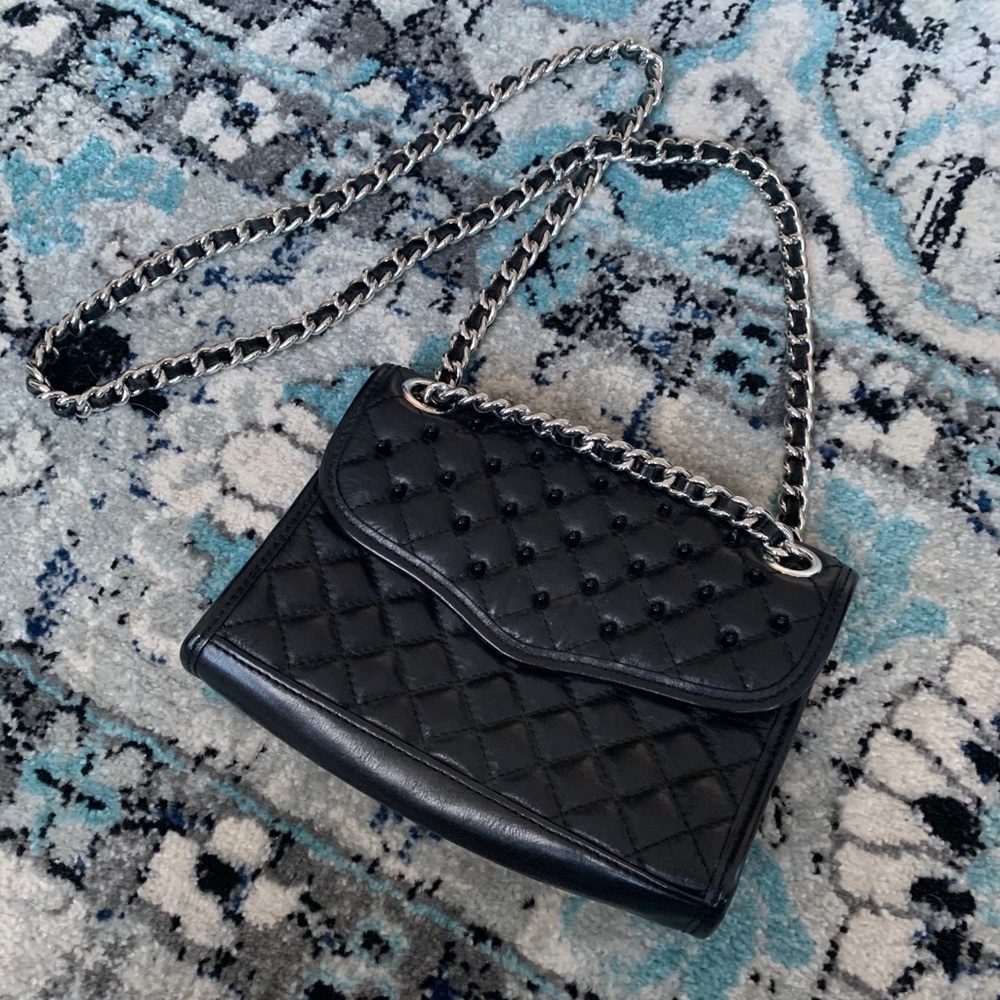 Rebecca Minkoff Black Quilted Crossbody Bag